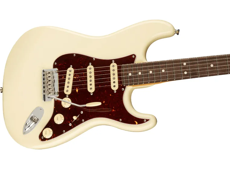 Fender Am Pro II Stratocaster Olympic White, Rosewood Fingerboard 