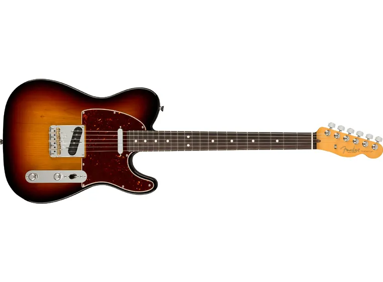 Fender Am Pro II Telecaster 3-Color Sunburst, Rosewood Fingerboard 