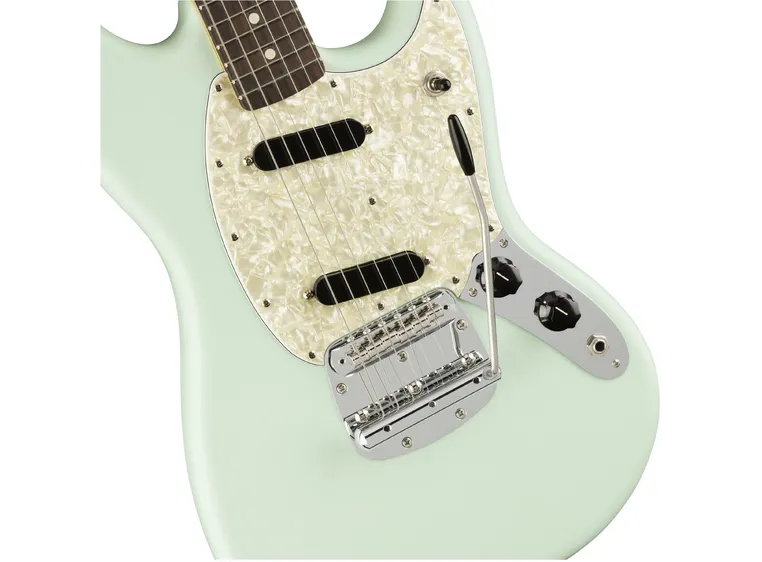 Fender American Performer Mustang Satin Sonic Blue, RW 