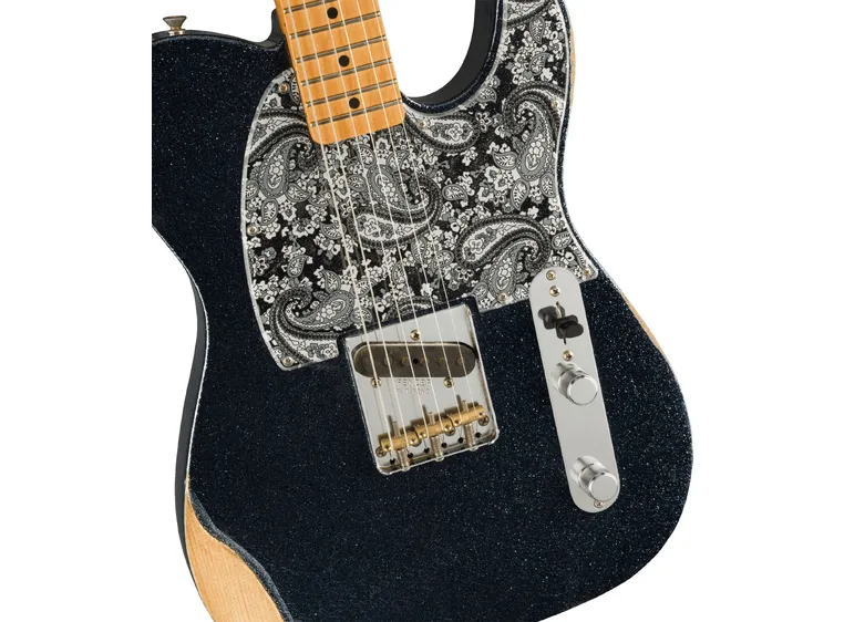 Fender Brad Paisley Esquire Black Sparkle, Maple 