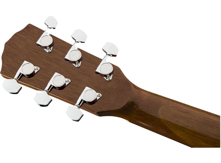 Fender CP-60S parlor gitar 3-fargers sunburst, gripebrett i valnøtt