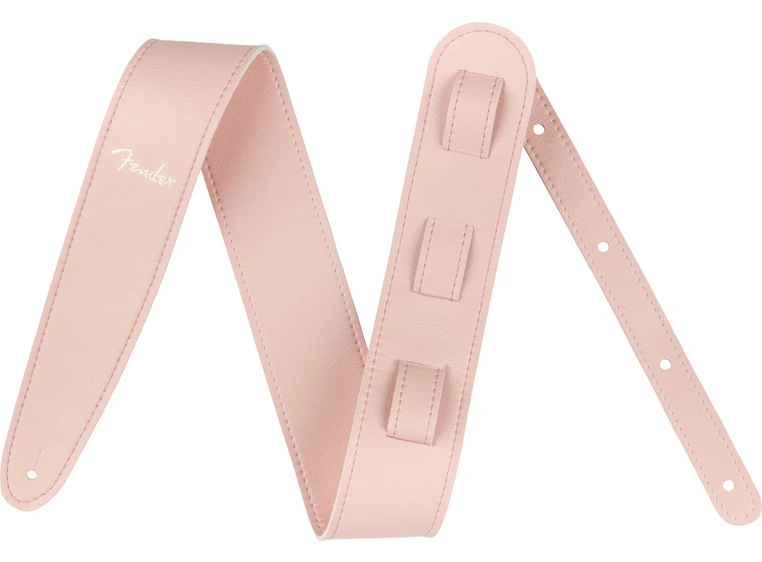 Fender Vegan Leather Straps Shell Pink 