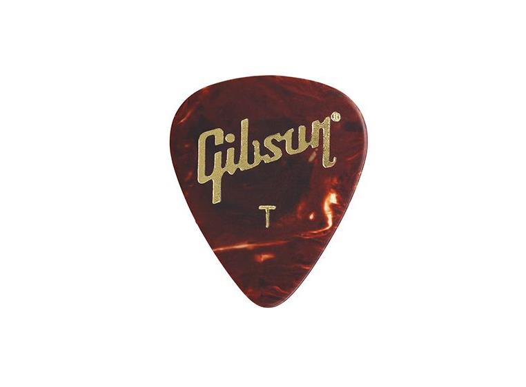 Gibson S & A Tortoise Picks, 12 Pack Thin