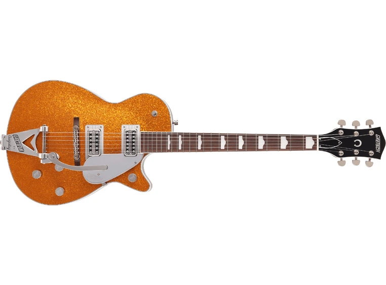 Gretsch G6129T-89 Vintage Select ‘89 Sparkle Jet, Bigsby, RW, Gold Sparkle 