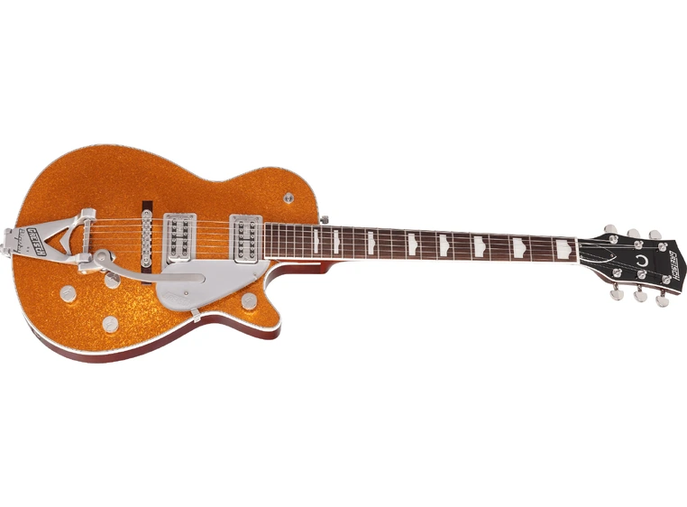 Gretsch G6129T-89 Vintage Select ‘89 Sparkle Jet, Bigsby, RW, Gold Sparkle 