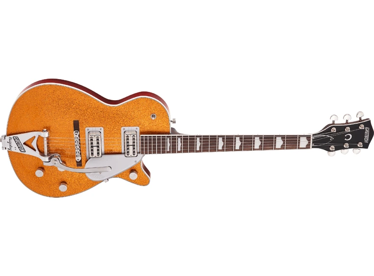 Gretsch G6129T-89 Vintage Select ‘89 Sparkle Jet, Bigsby, RW, Gold Sparkle 