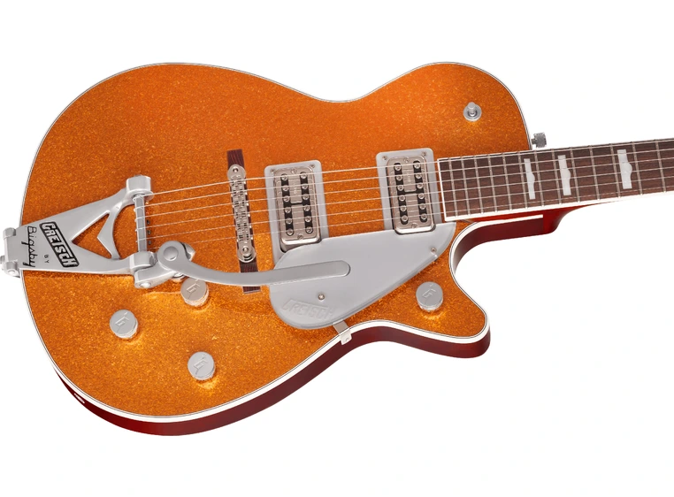 Gretsch G6129T-89 Vintage Select ‘89 Sparkle Jet, Bigsby, RW, Gold Sparkle 