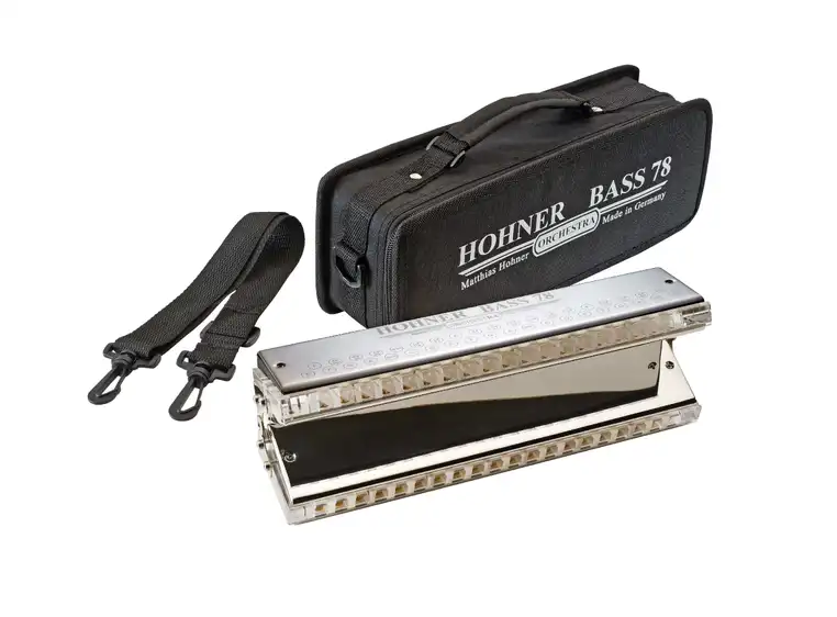 Hohner Bass 78, Orchestral Harmonica 