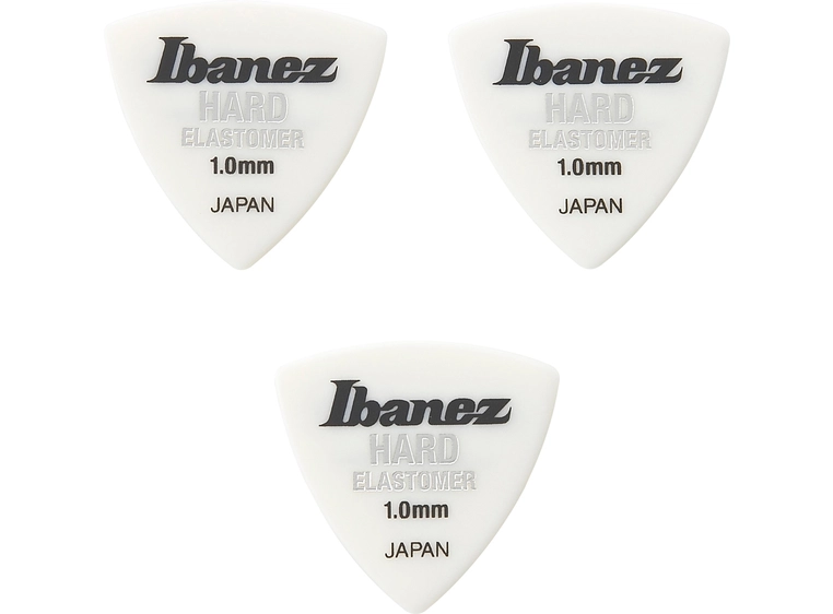 Ibanez BEL8HD10 Plekter Elastomer 3-pack hard triangle 1.0mm 