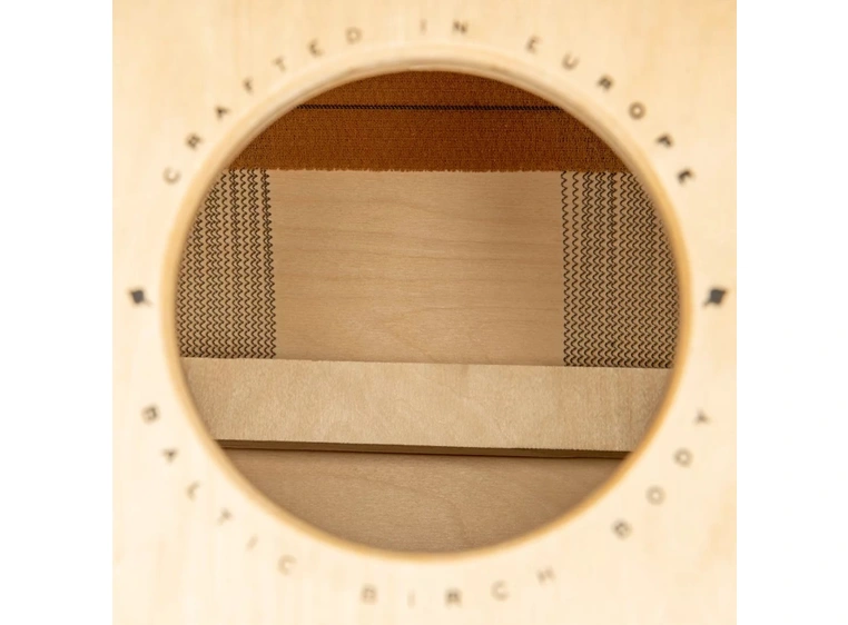 Meinl Percussion SC100HA Cajon Snarecraft Heart Ash frontplate 