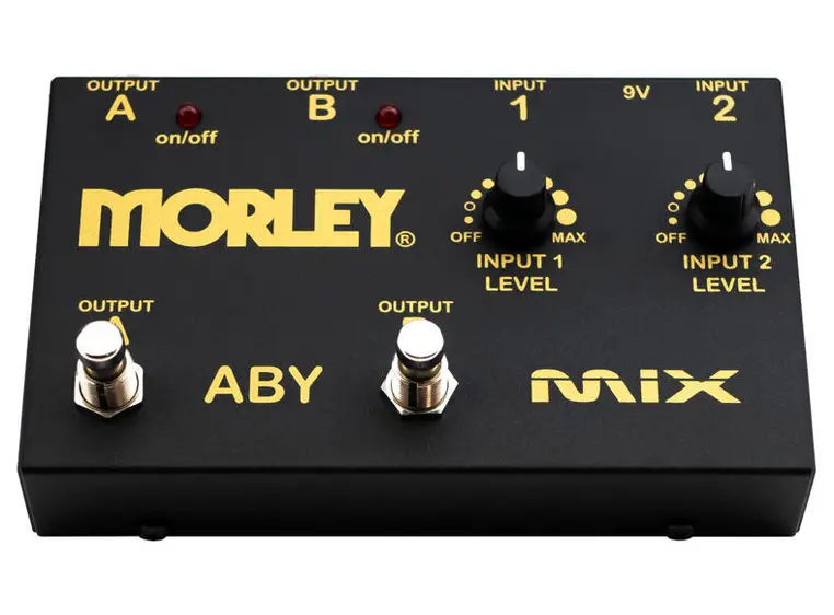 Morley Gold Series ABY Switch A/B/Y Switch / Mixer ABY-MIX-G 