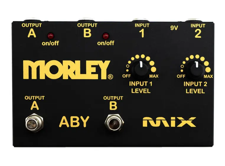 Morley Gold Series ABY Switch A/B/Y Switch / Mixer ABY-MIX-G 
