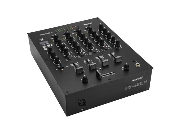 Omnitronic PM-422P 4-Channel DJ Mixer with Bluetooth & USB Player