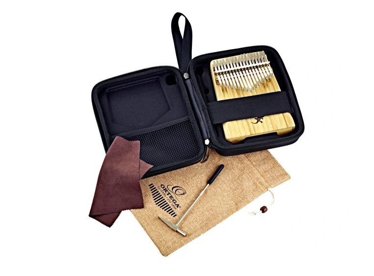 Ortega OKB2 Kalimba C Major 17Keys, Solid Bamboo 