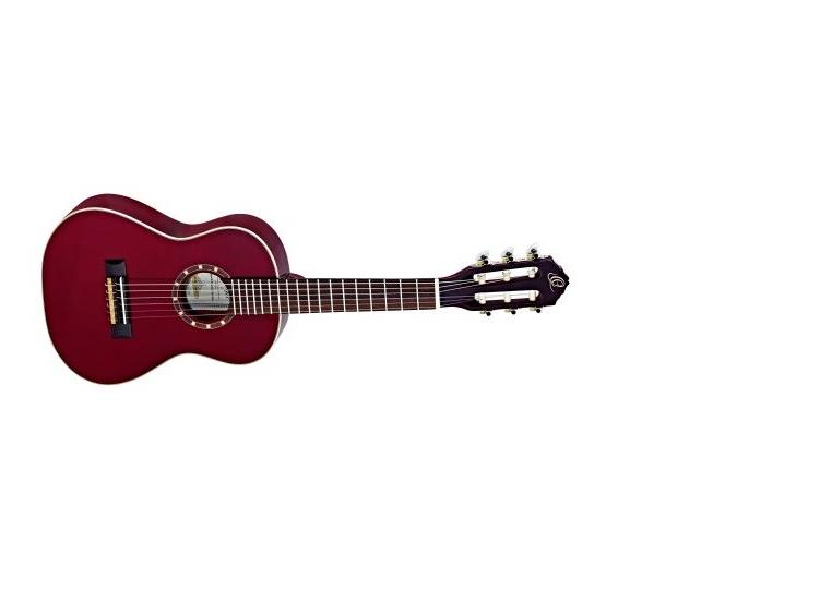 Ortega R121-1/4WR Klassisk gitar 1/4 Gloss Wine Red