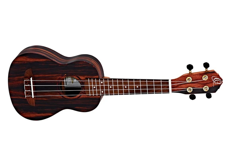 Ortega RUEB-SO Sopran ukulele med Gigbag 