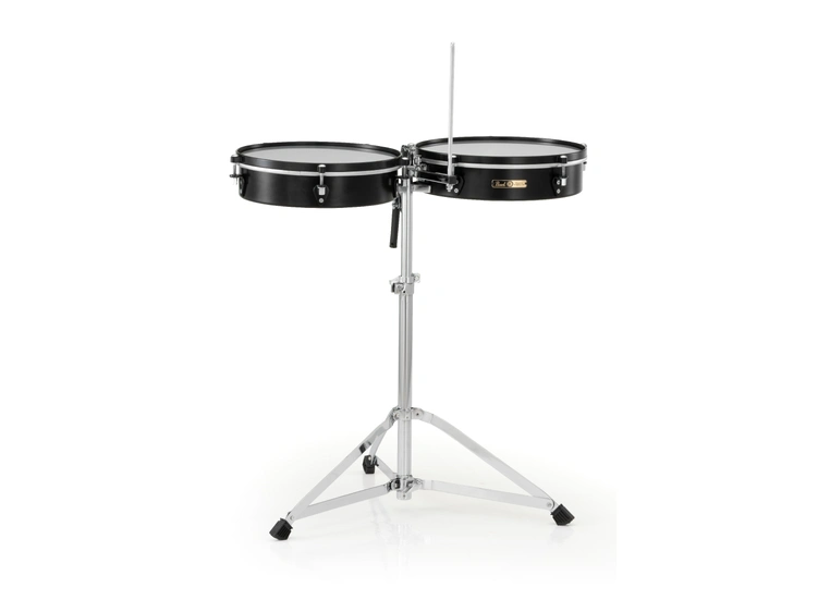 Pearl Travel Timbales 14" & 15" with stand 