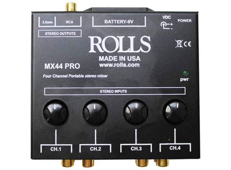 Rolls MX44 Pro 4-kanals stereomikser 
