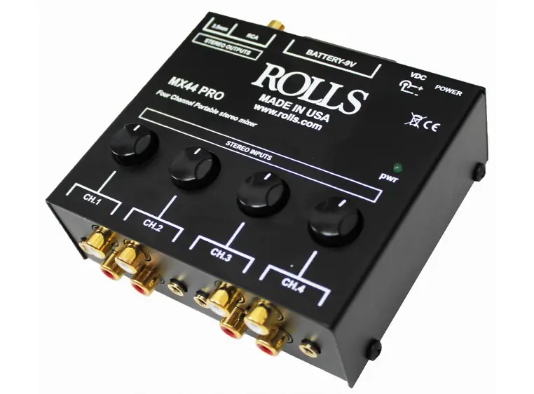 Rolls MX44 Pro 4-kanals stereomikser 