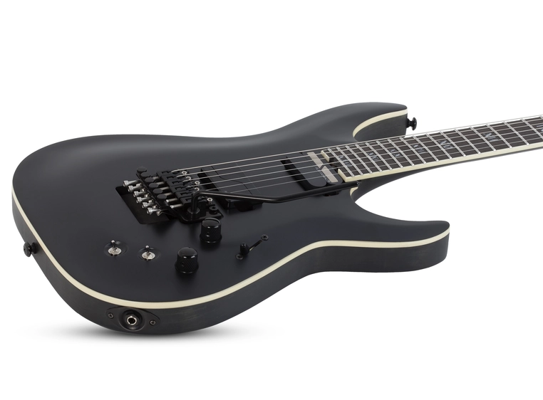 Schecter C-1 FR S SLS EVIL TWIN (SBK) Satin Black 