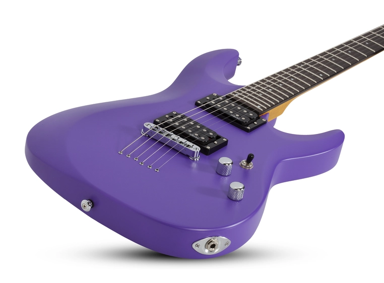 Schecter C-6 Deluxe Satin Purple 