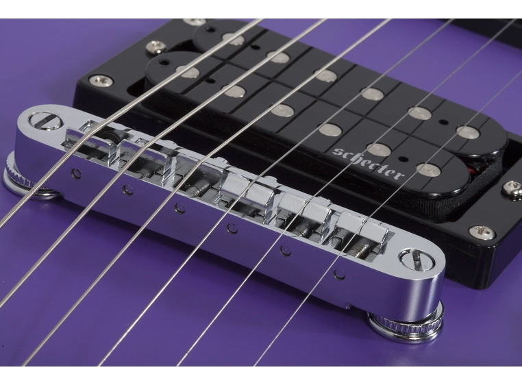 Schecter C-6 Deluxe Satin Purple 