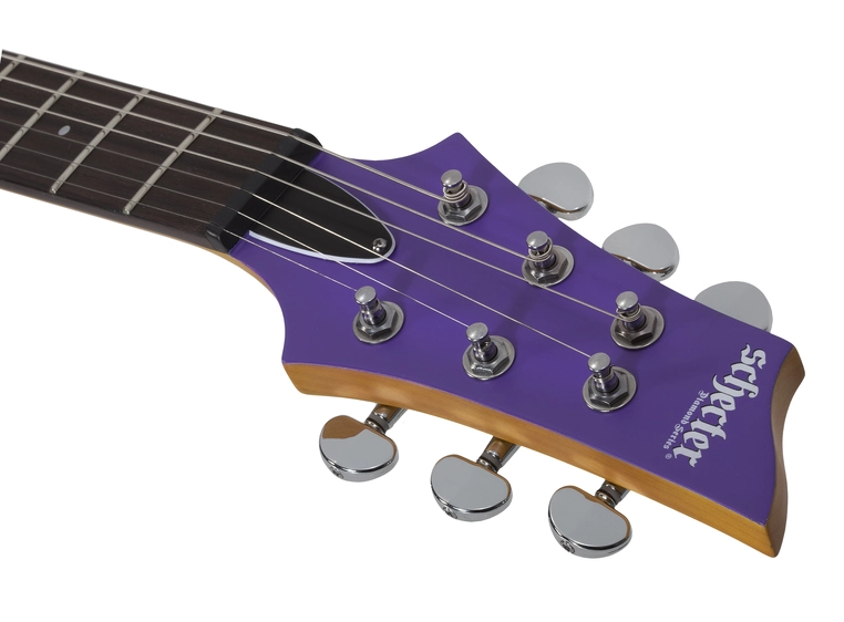 Schecter C-6 Deluxe Satin Purple 