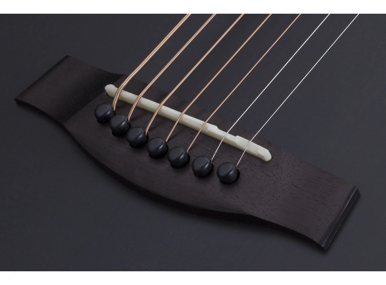 Schecter Orleans Stage-7 Acoustic (SSTBLK) Satin See Thru Black 