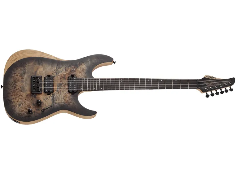 Schecter Reaper-6 (SCB) Satin Charcoal Burst 