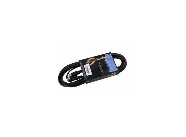 Soundsation BMD-5BK MIDI kabel 5m 
