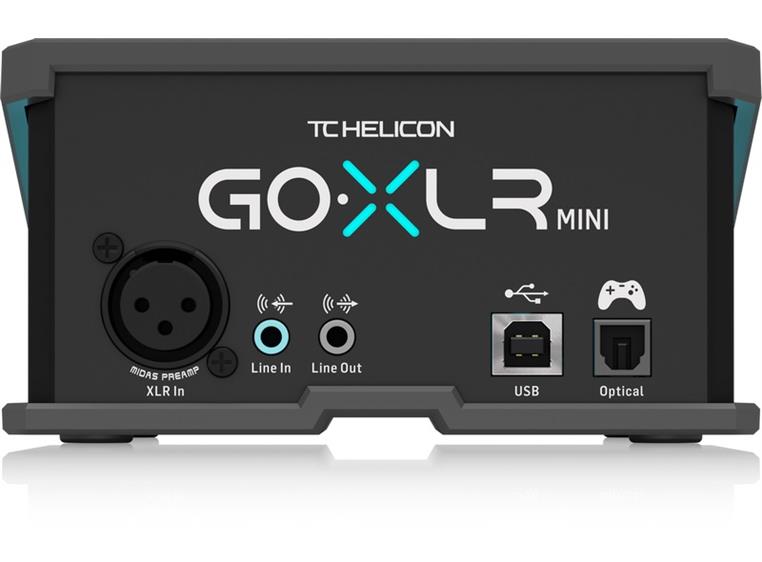 TC-Helicon GoXLR Mini Alt-i-ett lydkort for gaming og podcast
