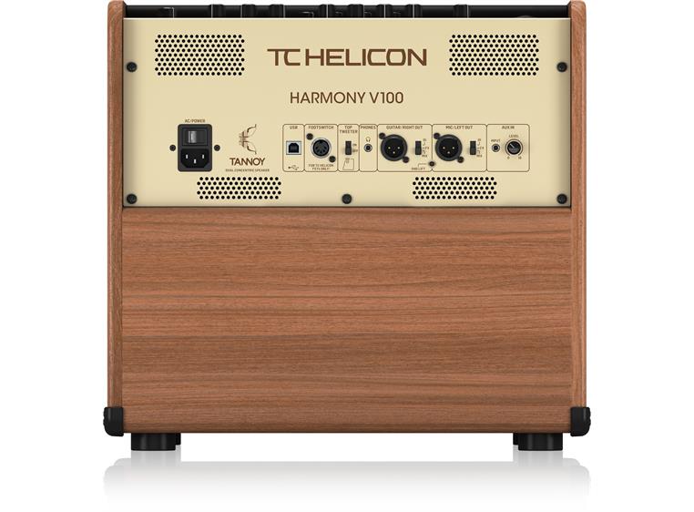 TC-Helicon HARMONY V100 100 Watt 2-kanalers ak gitarforsterker