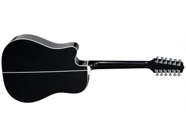 Takamine GD38CE-12 Dreadnought Black 