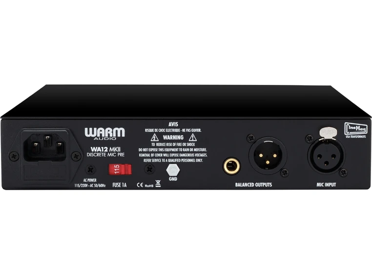 Warm Audio WA12 MKII Black 