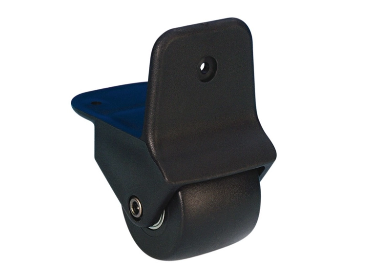 Adam Hall Hardware 3780 - Edge Castor 50 mm in Nylon Housing 