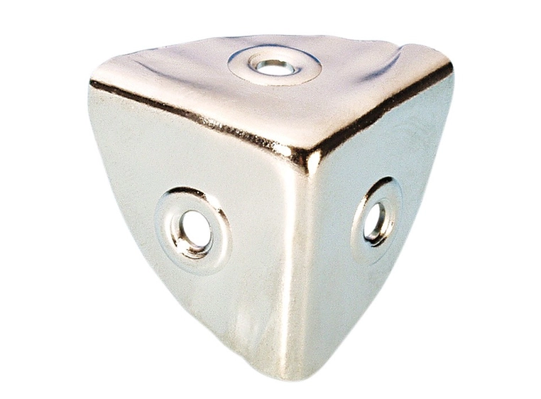Adam Hall Hardware 4008 - Case Corner small nickel-plated 