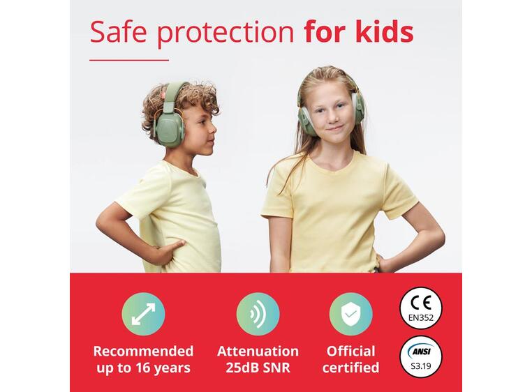 Alpine Hearing Protection Muffy Kids Green
