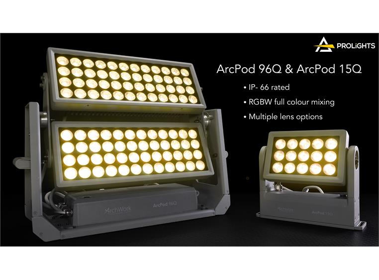 Archwork ARCPOD96Q LED Wash 96x10W RGBW, IP66