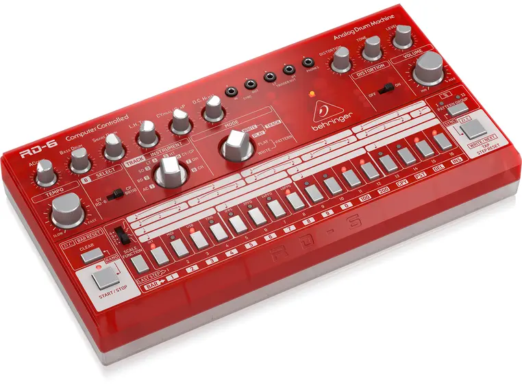 Behringer RD-6 trommemaskin, rød 