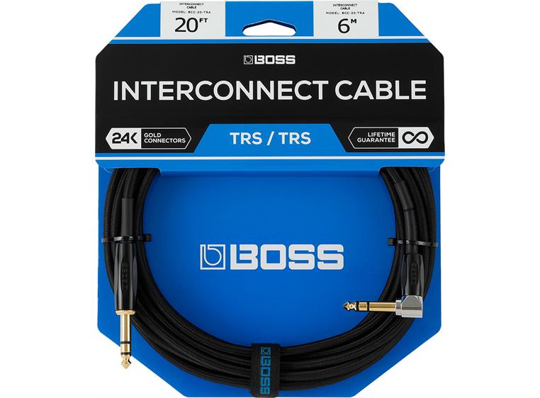 Boss BCC-20-TRA premium TRS-TRS kabel 20 fot / 6 meter