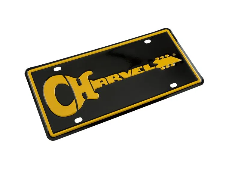 Charvel Guitar Logo License Plate 