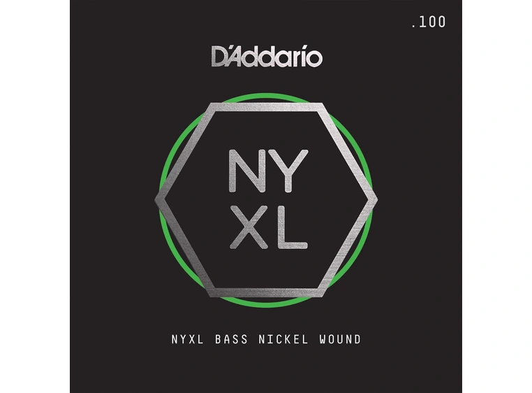 D'Addario NYXLB100T Basstreng NYXL Nickel Wound 100 Tapered Long Scale 