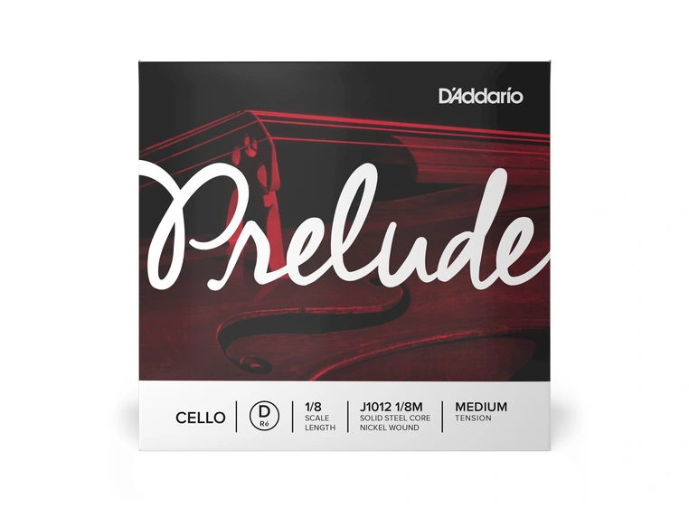D'addario J1012 1/8M Prelude Cello D 1/8 /Medium Tension 