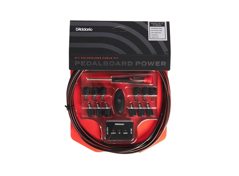D'addario Loddefritt strømkabelsett for pedaler PW-PWRKIT-20 