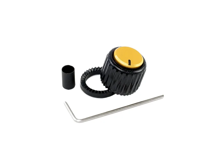 D'addario PW-LNL-01BG LokNob Large Plastic - Black/Gold 