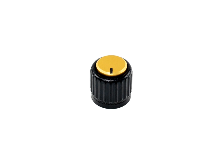 D'addario PW-LNL-01BG LokNob Large Plastic - Black/Gold 
