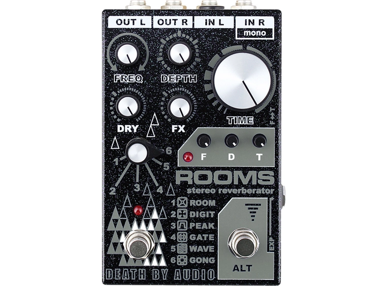 Death By Audio Rooms Stereo Reverberator 