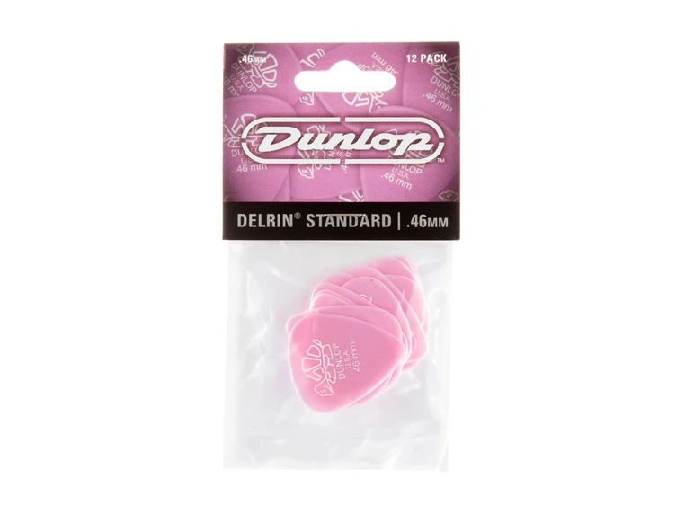 Dunlop 41P.46 Delrin 500 Standard 12-Pack 