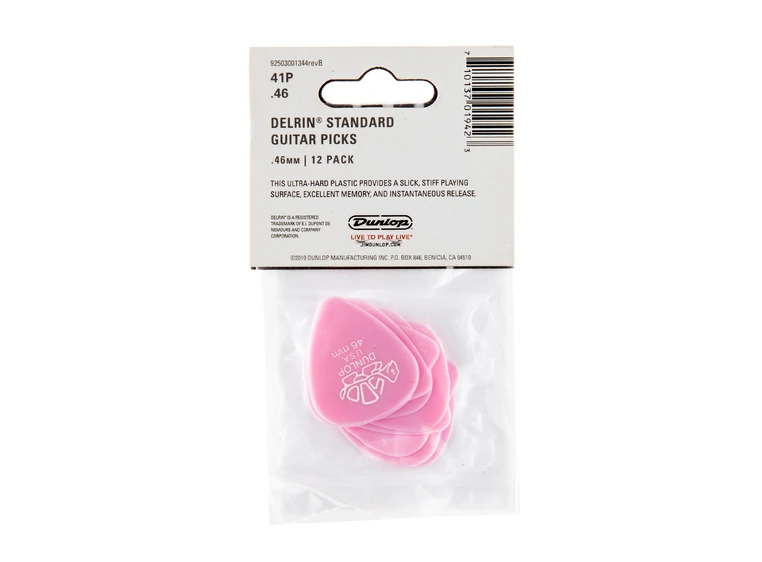 Dunlop 41P.46 Delrin 500 Standard 12-Pack 
