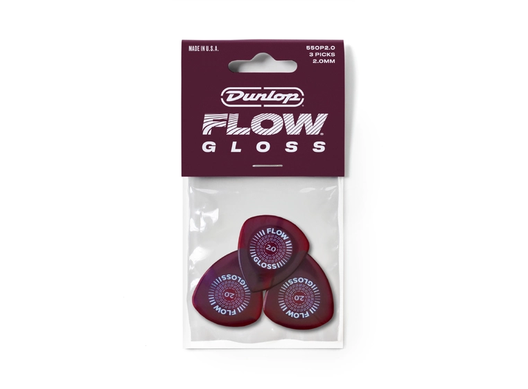 Dunlop 550P2.0 Flow Gloss 3-Pack 